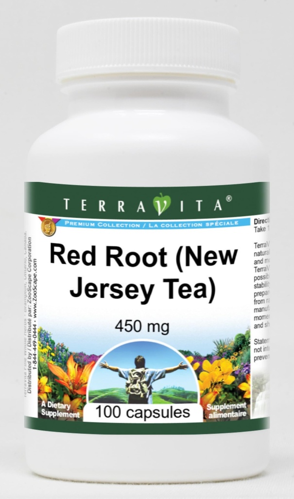 Red Root (New Jersey Tea) - 450 mg (100 Capsules, ZIN: 514977) - 3 Pack