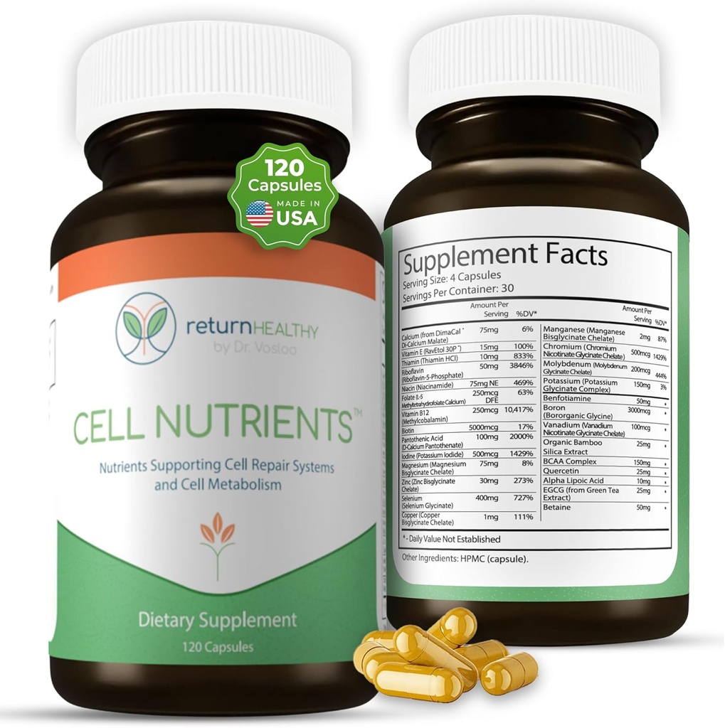 Nutrientes Celulares ← Promueve Reparación Celular y Membrana & Celular Metabolismo Silencioso Ayuda Lucha contra Infecciones Tick-Borne & Más ← Suplementos Mitocondriales ← Non-GMO, Vegan, 120 caps