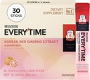 Cada vez que Coreano Red Ginseng Extracto Stick 1000mg & Grapefruit - Vegan Ginseng Root Energy Drink Liquid Stick Supplements - Builds Stamina & Immunity, No Caffeine (30 Sticks)
