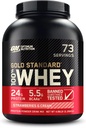 Optimum Nutrition Gold Standard 100% Whey Protein Powder, Strawberries & Cream, 5 libras (Packaging May Vary)
