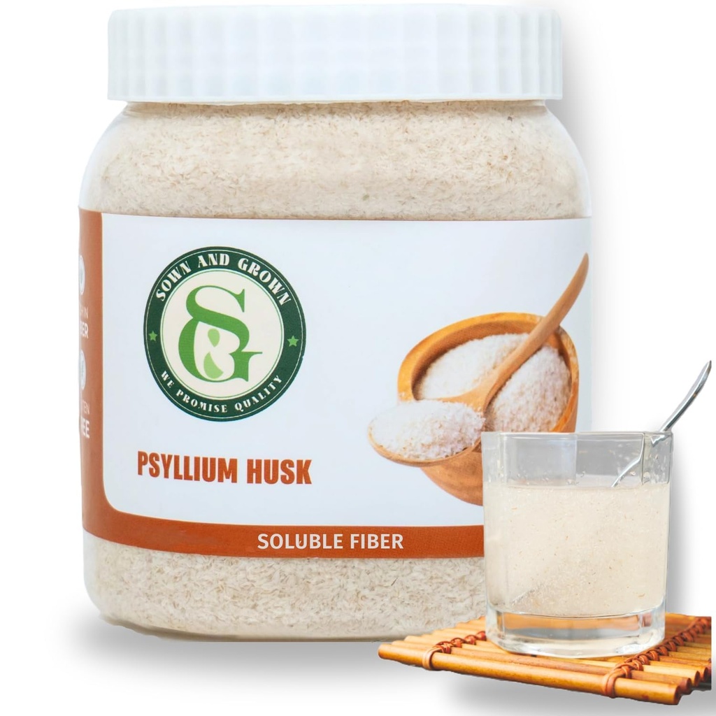 Psyllium Husk Whole, 12 Ounce - Suplemento completo de fibra de Husk, Vegan, No Azúcar o Sweeteners artificiales, No GMO, Gluten Gratis