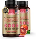 Morosil Clinically Tested C3G Suplemento - Metabolismo, Antioxidante, Wellness Support for Men & Women - 400mg Moro Red Orange Extracto - 60 cápsulas vegetales - Non-GMO, Gluten-Free, Vegan-Friendly