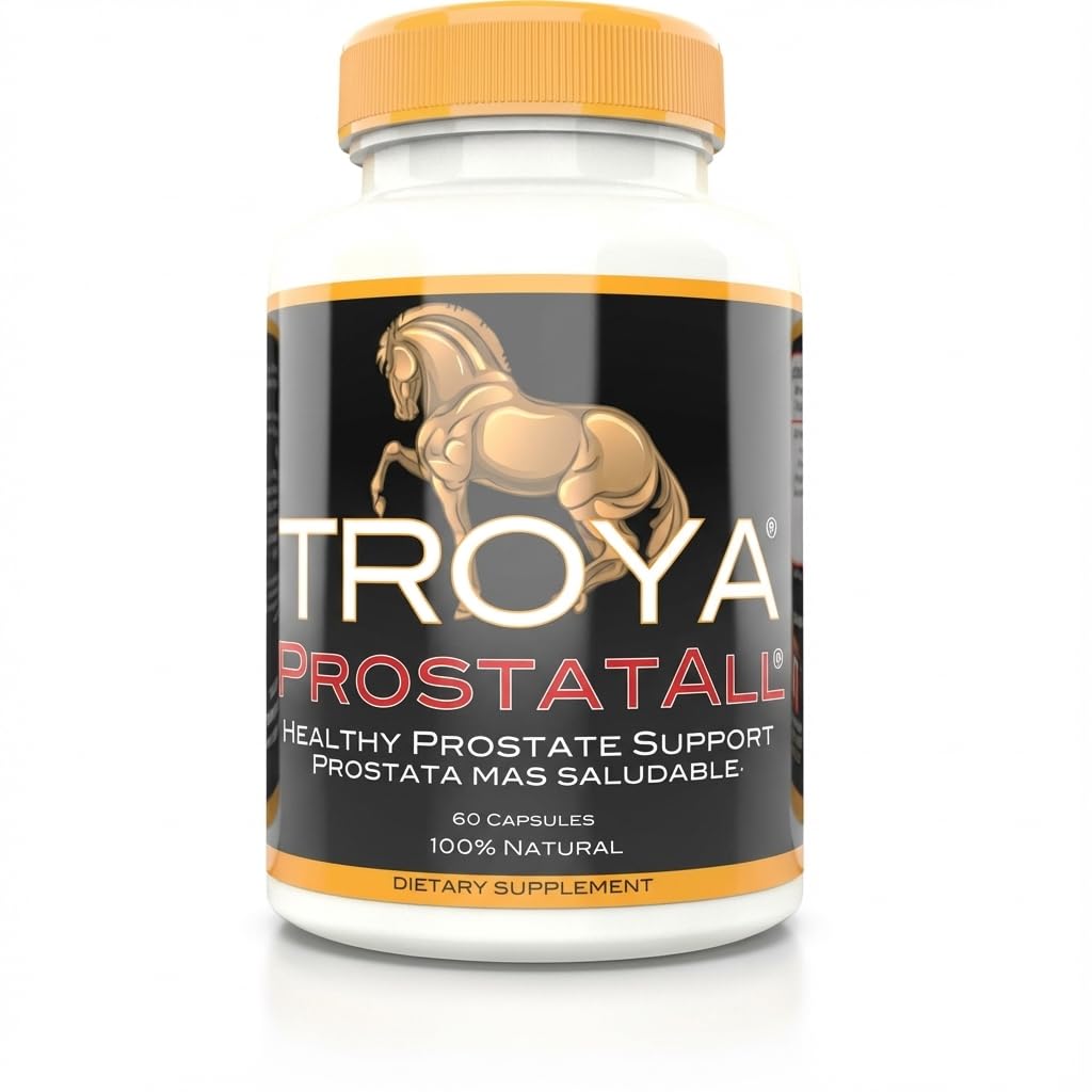 Suplemento de TROYA – Saw Palmetto, Zinc, Stinging Nettle &amp; Pumpkin Extract – 60 cápsulas – apoya la función de salud de próstata