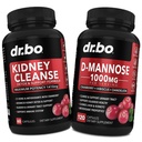 Suplementos de la manguera del riñón - Suplemento de la manguera del riñón, D-Mannose 500mg 1000mg Capsules - DMannose &amp; Natural Cranberry para apoyar los riñones, la vejiga &amp; Urinary Tract Health Supplements