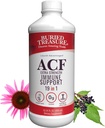Tesoro enterrado ACF Soporte de Inmunidad de Fuerza Extranjera - 16 oz, 16 Servings, Liquid Dietary Immunity Boost w / Elderberry, Vitamina C & Zinc, Herbal Fórmula