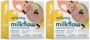UpSpring Milkflow Immune Support Breastfeeding Supplement Drink Mix Fenugreek-Free, Moringa ← Elderberry Lemonade Flavor ANTE Lactation Supplement to Support Breast Milk Supply latitud 2 Pack