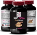 Energy Synergy Formula - MUIRA PUAMA BARK EXTRACT - Rutina energizante, agitación de hierbas, fuerza de base vegetal, acompañamiento de día activo, recarga de resistencia, unidad botánica 1 botella 60 cápsulas
