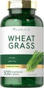 Carlyle Wheat Grass Supplement TEN 500 Vegetarian Caplets ← Non-GMO, Gluten Free Superfood