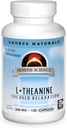 Fuente Naturals Serene Science L-Theanine, Made with Suntheanine, for Focused Relaxation, 200 mg - 120 cápsulas
