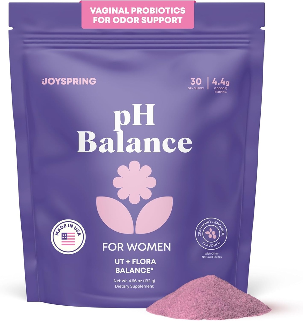 [BRSRAZT7OJYREAYV] JoySpring Vaginal Probiotic Powder Suplemento  Lactobacillus Acidophilus Silencio D Mannose with Cranberry for Women ← D-Mannose Powder Supports Feminine pH Balance ' Vaginal Health ← Sugar-Free,30 Servicios