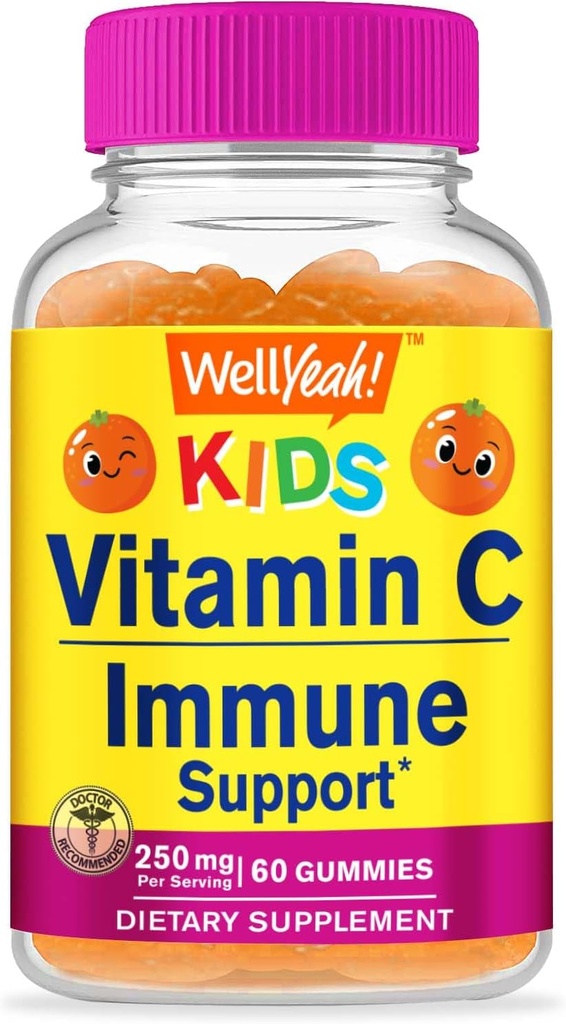 WellSí Niños Vitamina C Gummies (250mg) - 60 Gummies