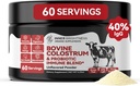 Colostrum Supplement Powder for Gut Health, Immune Support & Nutrient Absorption, Natural 40% IgG Bovine Colostrum with Pre & Probiotics Blend, Unflavored, 60 Servings