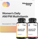Premium Bioavailable Multivitamina diaria para mujeres con hierro, folato, calcium, Omega-3 DHA & Vitamina D TENIDO 100% de vitaminas esenciales para las mujeres TENIDO 2 botellas TEN Optimizado AM & PM Doses TEN 30 Day Supply