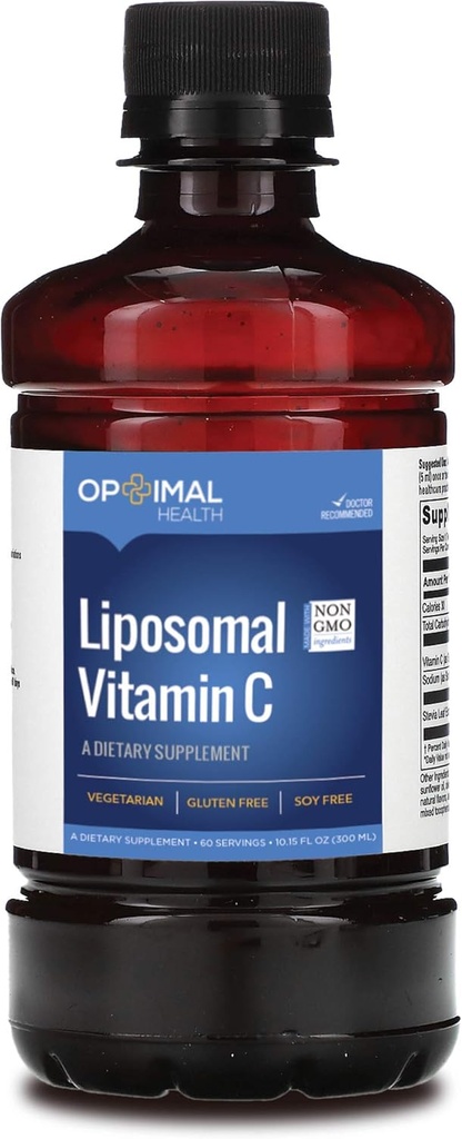 Vitamina Liposomal C Líquida - 1250 mg - Absorción Optimal - Potencial Antioxidante e Inmuno