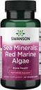 Swanson Aquamin Minerales de mar: Algas mineral rojas 60 cápsulas