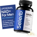 NAD+ Suplementos para Hombres - Nitric Oxide Prostate Health Supplements for Hombres with Resveratrol, CoQ10, L Citrulline and Lycopene for Anti-Aging, Stamina & Cellular Energy Support 60 Capsules