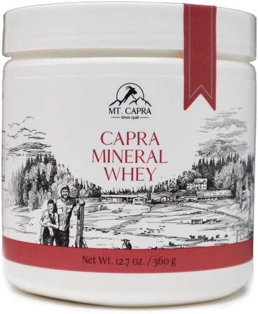 Mt. Capra Mineral Whey ◾ Alimento completo, Bio-Available Mineral/Electrolyte Powder Suplemento de Goat Milk Whey, Rich in Potassium, Alkalizing peru 14 Servings - 12.7 oz