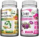 Mind and Body Well-Being Premium Supplement: Liver Cleanse Detox & Repair Formula, Plus: Panax Ginseng + Ginkgo Biloba Tablets to Elevate Your Vitality.