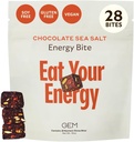 GEM Energy Caffeinated Bite, 40mg Caffeine, Ginseng Root, L-Theanine, Holistic Sustained Energy, Supports Metabolism, Stamina & Endurance ← Chocolate Cacao Sea Salt  28 Servings