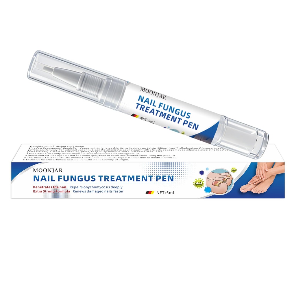 Nail Care Pen for Discolored & Damaged Nails, Gentle Topical Nail Repair 0.17oz