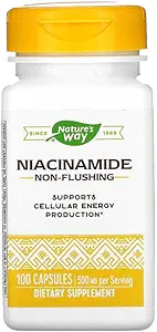Camino de la Naturaleza, Niacinamida, 500 mg, 100 cápsulas