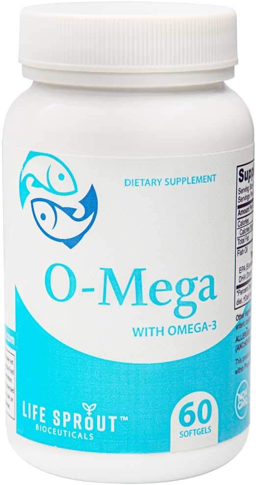O-Mega con EPA/DHA Enteric Omega-3 ácidos grasos - 60 cápsulas