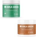 Amla Powder " Green Tea Superfood Supplement, Antioxidant Support, Made with Indian Gooseberries (90 Servings) " Pumpkin Spice (30 Servings), Organic, Vegan
