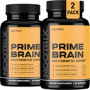 Primer Suplemento Nootrópico de Cerebro Silencioso Apoyo Memoria, Enfoque Mental, Salud Cognitiva & Energía TEN Promueve Mood saludable & Función Cerebro Silencioso Ginkgo Biloba, Lion's Mane & L Theanine