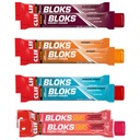 Bloks Clif - Mandíbulas de energía con cafeína - Variedad Pack - Non-GMO - Bases de plantas - Combustible rápido para Ciclismo y Correr - Carbohidratos rápidos y electrolitos - 2.12 oz. Packets (8 Conteo)