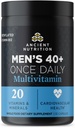 ANCIENT NUTRITION Multivitamina de 1 día de los hombres, 30 TC
