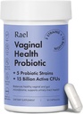 Probióticos de Rael para Mujeres - pH Balance Suplemento con Prebióticos, Vaginal Immune Health, Yeast & Flora Support, Odor Control, Vegan (30 Servimientos)