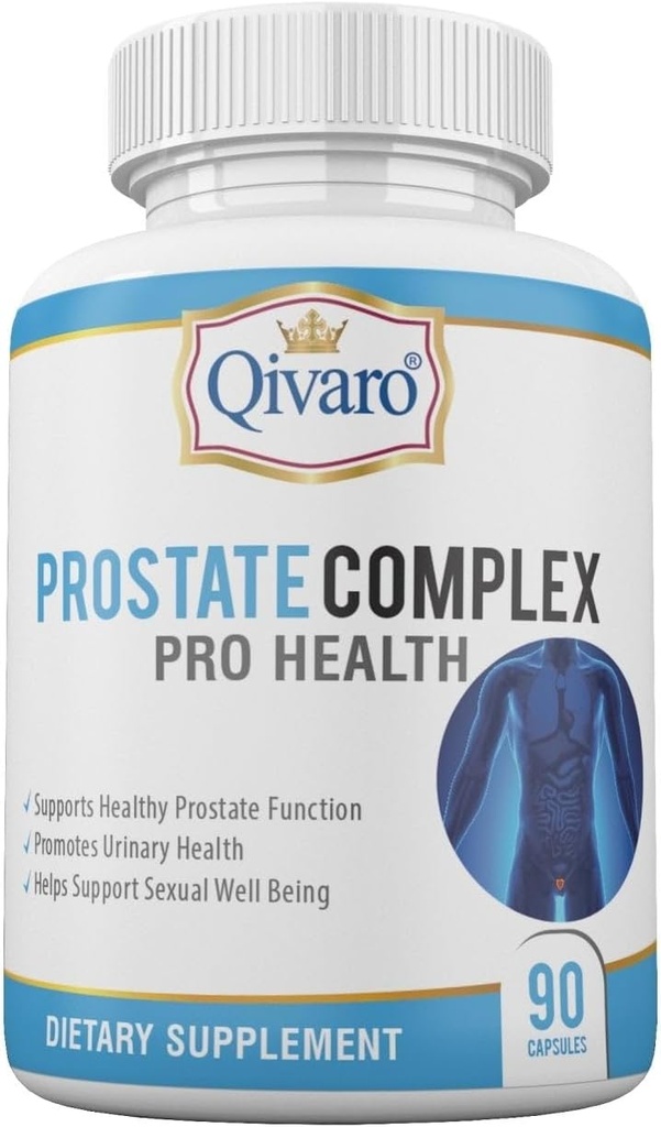 Complejo de próstata para hombres - Suplemento de salud de próstata con Saw Palmetto, Stinging Nettle, Selenium, Pygeum & Zinc - Complejo de hierbas de próstata - Non-GMO - Gluten Free - 90 cápsulas