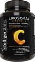 Laboratorios Inteligentes Liposomal Vitamina C 1000mg, 180 Veggie Capsules, Bioavailable, Energía & Apoyo Inmunitario, Suplemento Antioxidante con aceite MCT y Lecitina de girasol, suministro de 90 días