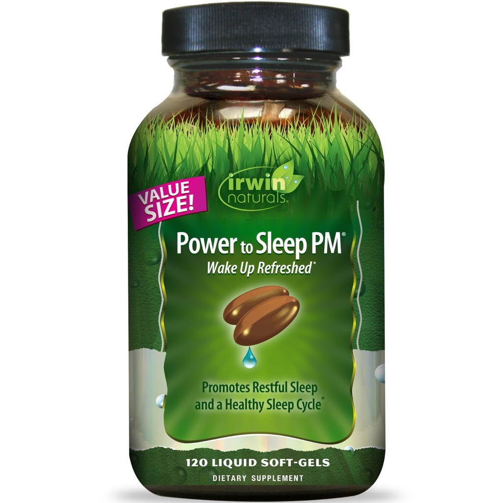 Irwin Naturals Power to Sleep Pm Economy Diet Supplement 120 Count