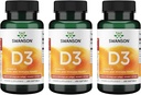 Swanson Vitamina D3 - Suplemento de vitaminas Promoción de la salud ósea & Apoyo al sistema inmunológico - Apoyo natural para la distribución de calcio " Absorción - (250 Softgels) 3 Pack