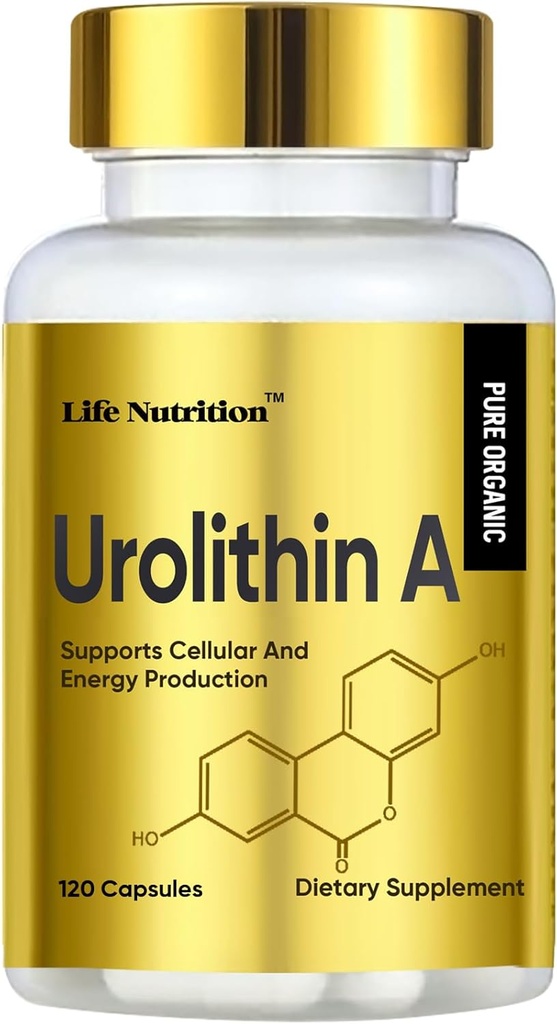3000 MG Urolithin A+ Supplement - 120 Capsules Supports Antioxidant, Enhanced Healthy Aging, Mitocondrial, Cell Repair for Men & Women