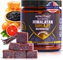Organic SHILAJIT Gummies by NutroTonic TEN Cane Sugar Free, Sweetened by Organic Manuka Honey ← Fulvic natural " Humic Acid " Heart " Brain, Cellular Health TEN 30 Healthy Gummies sanos (1)
