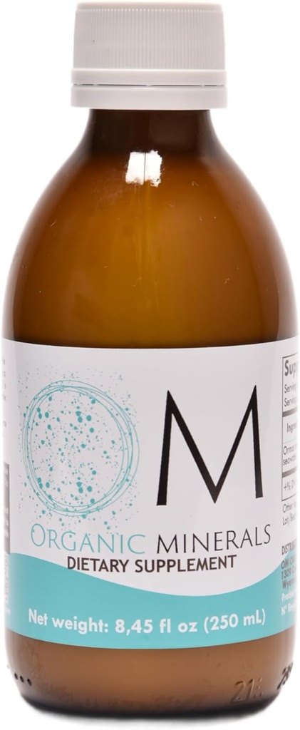 Ormus Organic Minerals 250 mL - Ormus Pure Premium - Concentrado - Minerales de aguas profundas del Atlántico - Monatomic - 1 Unidad