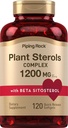 Piping Rock Plant Sterols Suplemento TENIDO 1200 mg ANTE 120 Softgels TENIDO CON Beta Sitosterol TENIDO Complejo Phytosterol ANTE No GMO, Gluten Free