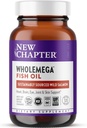 Nuevo capítulo Suplemento de aceite de pescado - Aceite Salvaje de Salmón de Alaska con Omega-3 + Vitamina D3 + Astaxanthin + Cogida sostenible - 120 ct, 1000mg Softgels