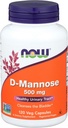 Ahora Alimentos D-Mannose, 120 Caps 500 mg (Pack de 3)