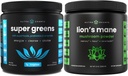 NutraChamps Super Greens Powder de Mane Tropical y León. Greens " Adaptogen Powder Blends