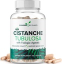 Cistanche Tubulosa con Fadogia Agrestis - Promueve la Vitalidad - Suplementos Naturales para Mujeres con Bioperina por Plantas Powered X, 90 Servimientos