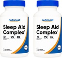 Complejo Nutricost Sleep Aid (1330mg Serving) (90 Caps) (2 Pack)