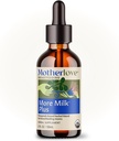 Madres Más Milk Plus (2 Ounce Tincture) Suplemento de lactancia basada en Fenugreek para apoyar el suministro de leche materna —USDA Orgánica certificada, Vegan, Kosher, libre de soja