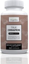 Verdadero Suplemento de canela, Sri Lanka Cápsulas de Ceilón Orgánico, Verdadera canela Verum Bark, Libre de Azúcar - 60 cápsulas de verduras