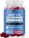 Hora de la noche Fat Burner Gummies, Apoyo al sueño " Perder peso Suplemento ¦ Slimming Hunger Suppressant " Metabolism Booster, Resuelto de la grasa del vientre mientras duermes durante la noche
