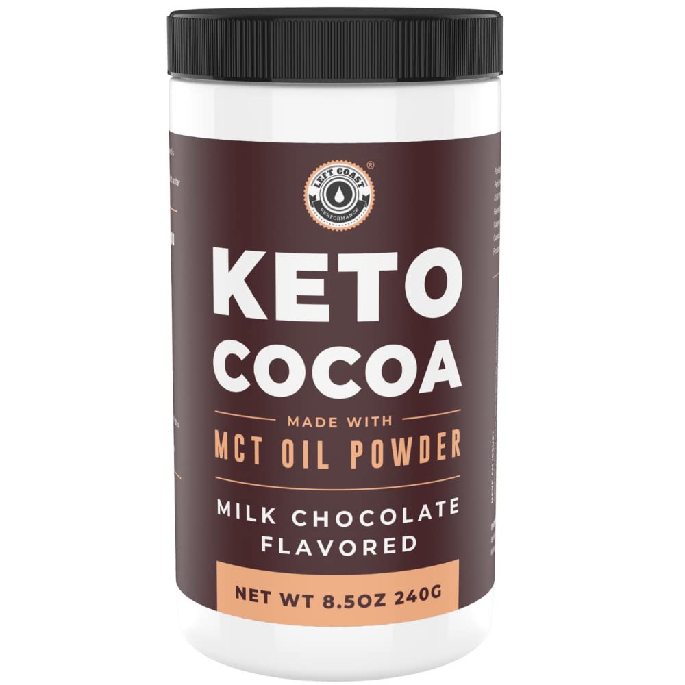 Keto Cocoa  Keto Hot Chocolate Drink Mix Powder - Sugar Free, Low Carb with Protein and MCT Oil Powder