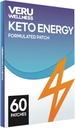 Keto Complete Patch diario - Utilizar grasa para la energía con Ketosis, Energía & Focus Keto Formula Apple Cider Vinegar MCT - 60 días