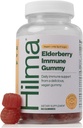 Hilma Elderberry Gummies Formulado con Vitamina C & Zinc, Natural, Vegan, Ingredientes clínicos, Suplemento de Apoyo Inmunitario Plus Antioxidantes,Natural Berry Flavor (60 Gummies)